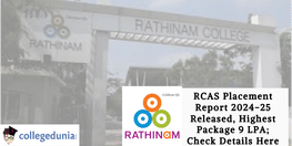 RCAS Placement Report 2024 25 Released Highest Package 9 LPA
